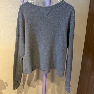 Abercrombie waffle knit long sleeve